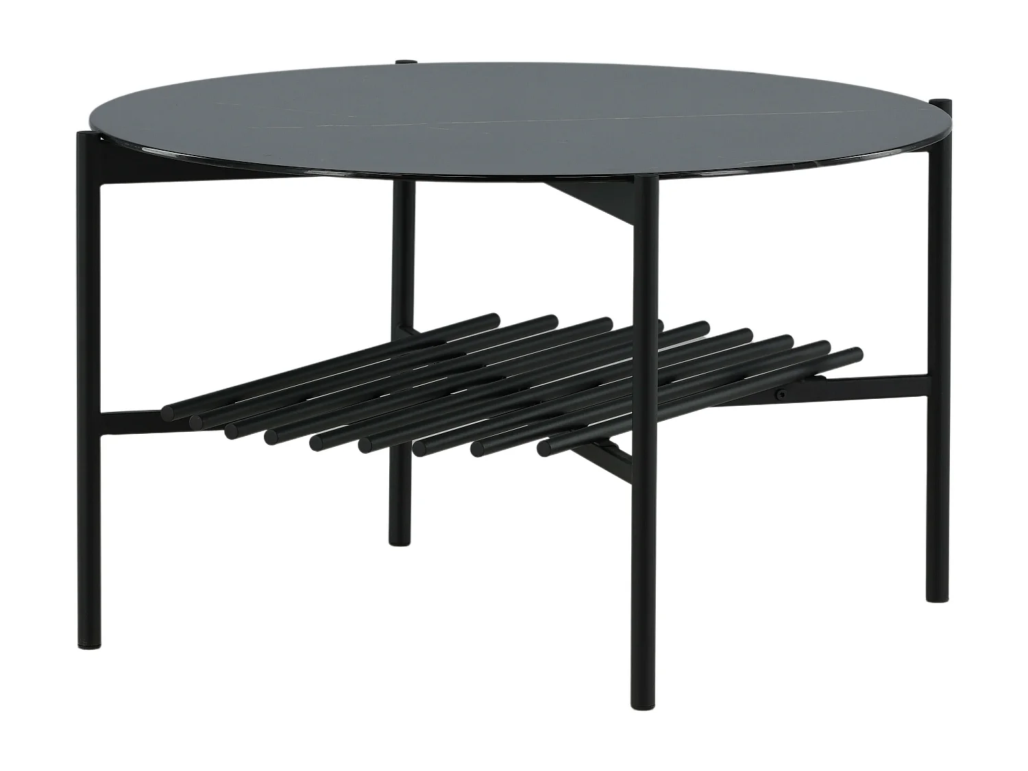 Tavolino VON STAF CT80 80x80x45 Nero