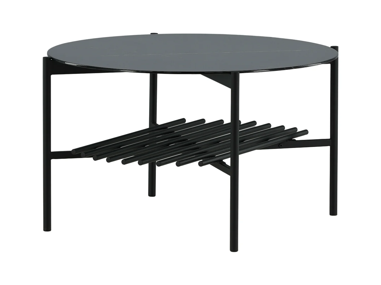 Tavolino VON STAF CT80 80x80x45 Nero