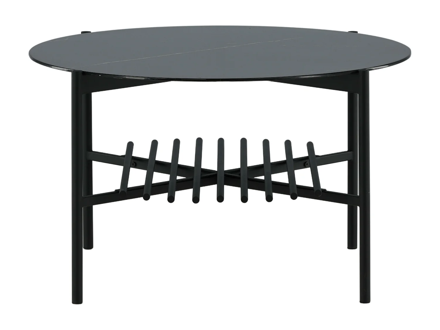 Table Basse VON STAF CT80 80x80x45 Noir