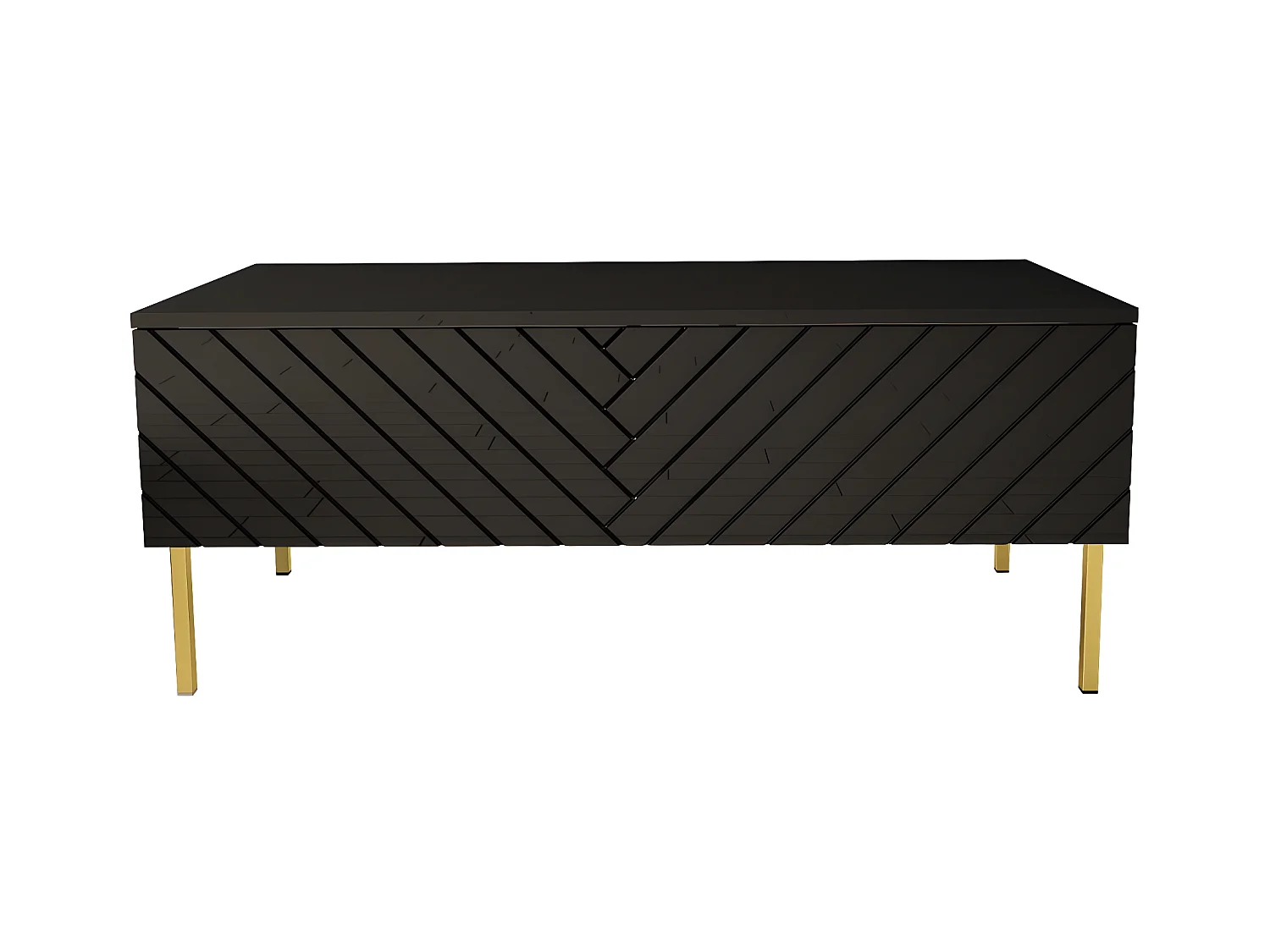 Table Basse GALA CT120 120x55x49 Noir