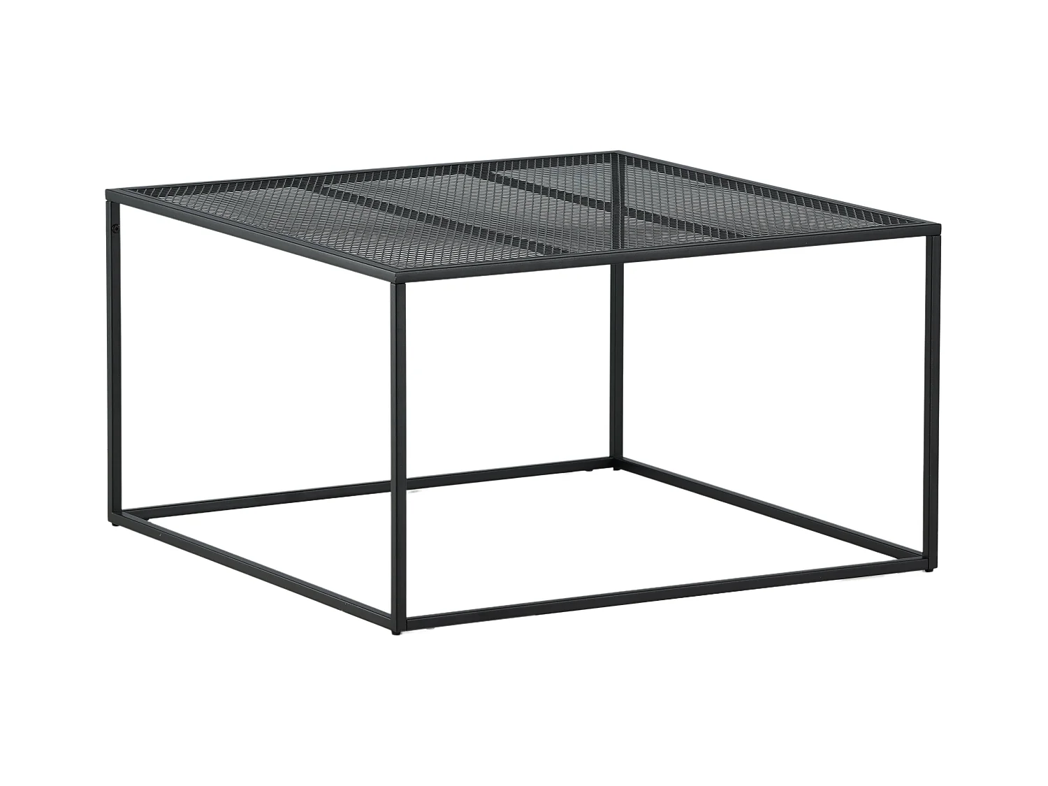 Table Basse NETZ CT80 80x80x45 Noir