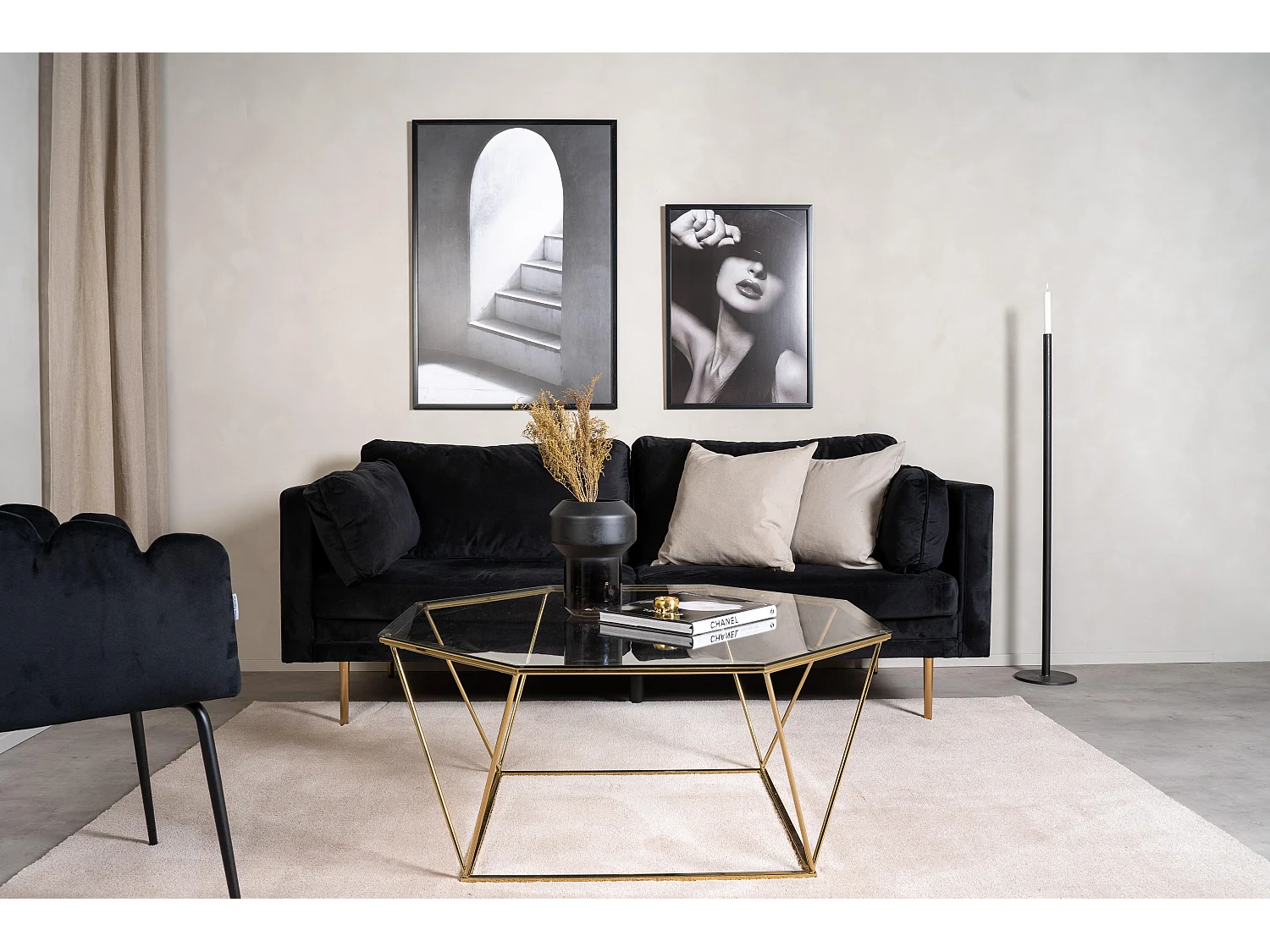 Tavolino ÖSTERLEN CT100 100x100x45 Oro