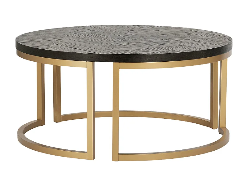 Table Basse SEVILLE CT90 90x90x40 Noir