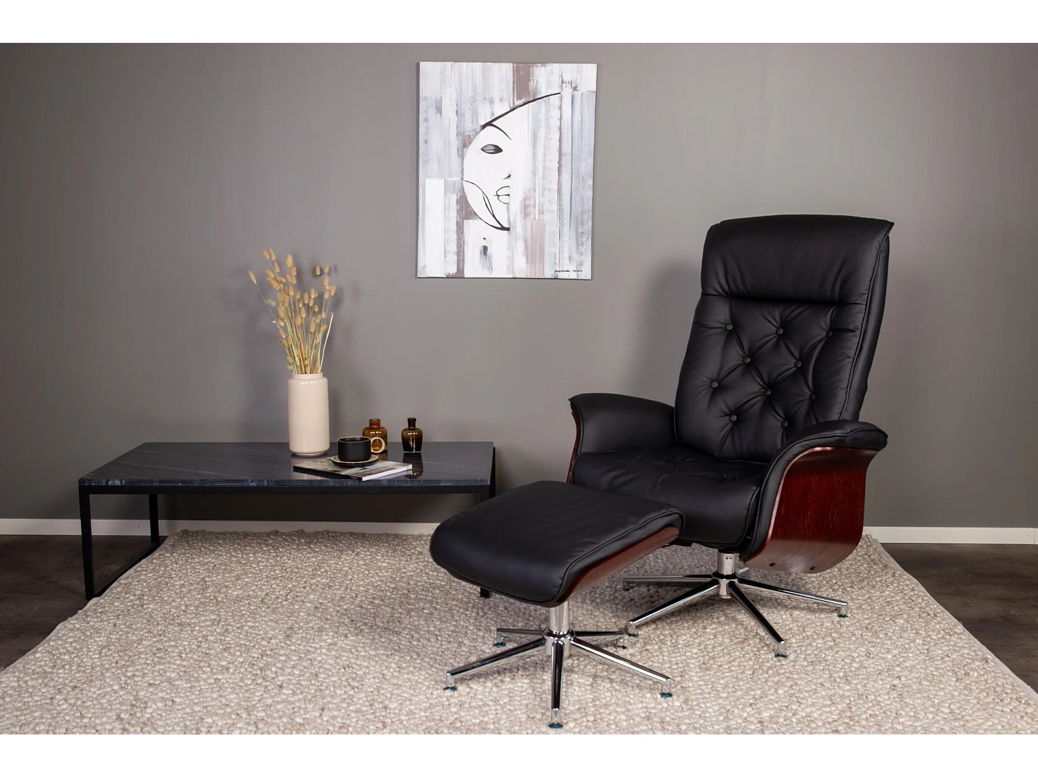 Salontafel ESTELLE CT60 60x120x36 Grijs