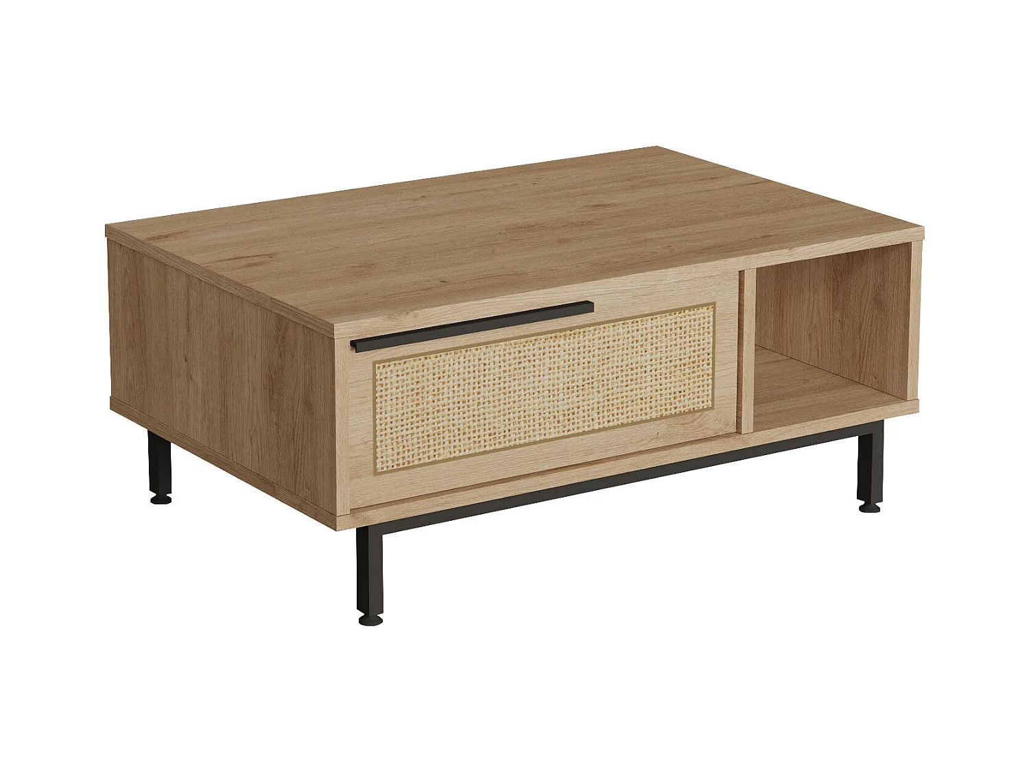Table Basse OCEAN CT90 90x60x38 Beigeclair