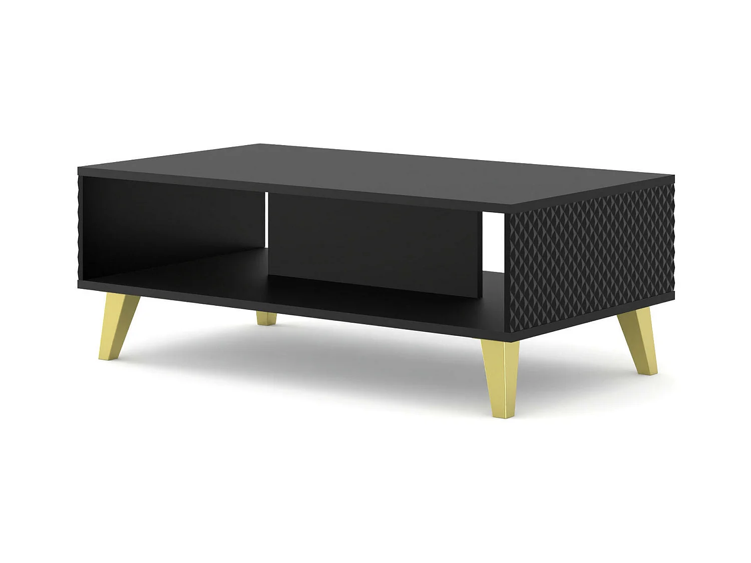 Table Basse RAVENNA PC CT90 90x60x43 Noir