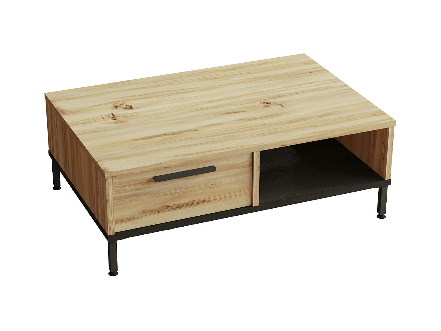 Table Basse LUVIO CT90 90x60x32 Naturel