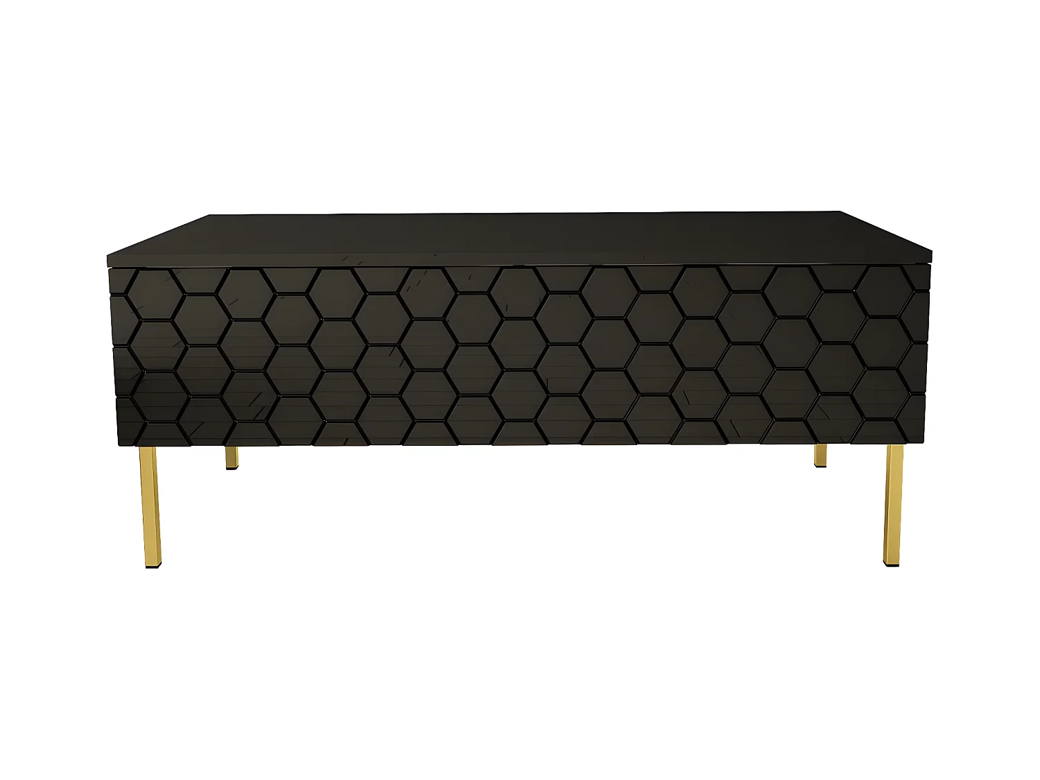 Table Basse HEXA CT120 120x55x49 Noir