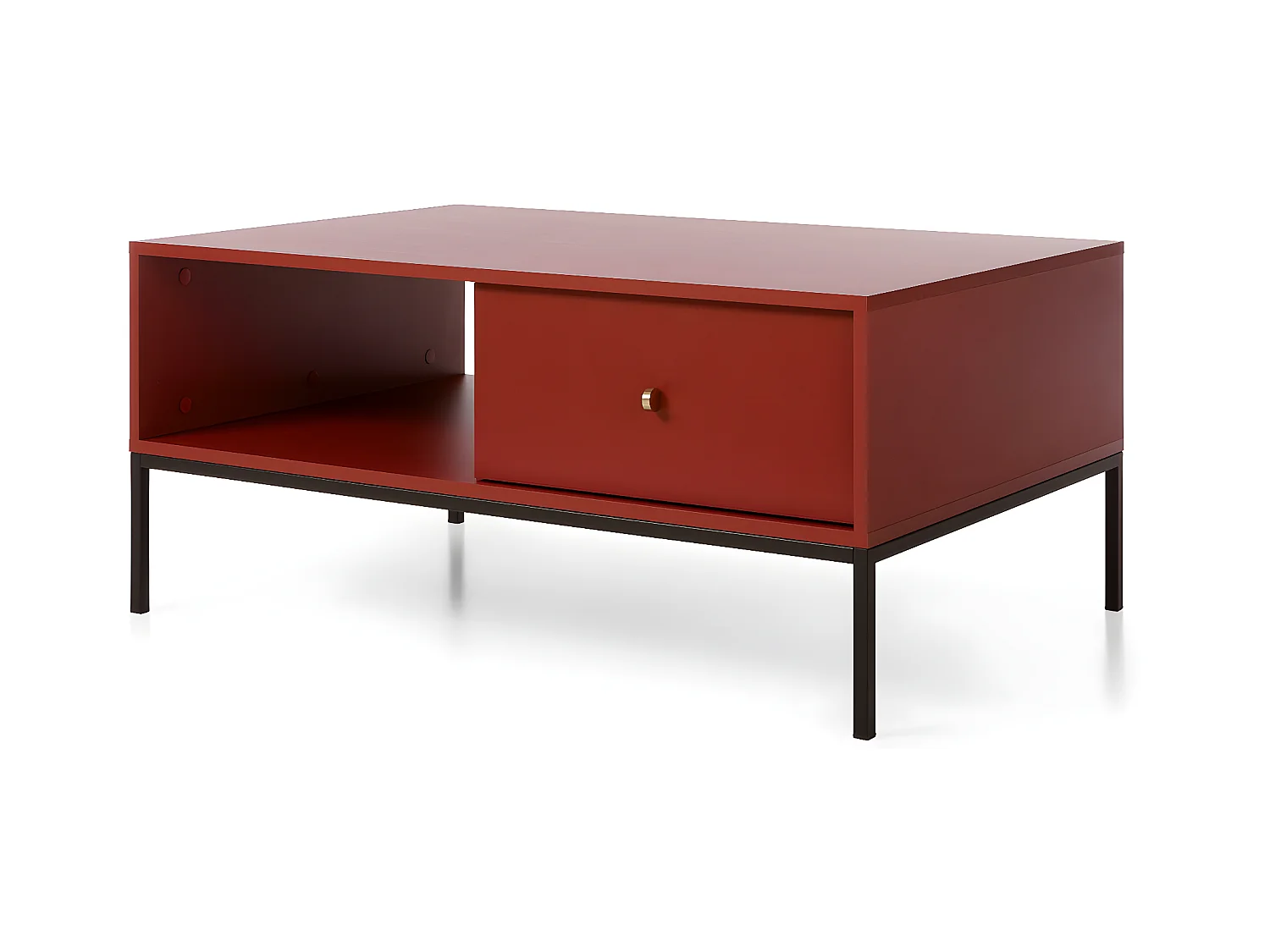 Table Basse MONO CT103 103x68x46 Rouge