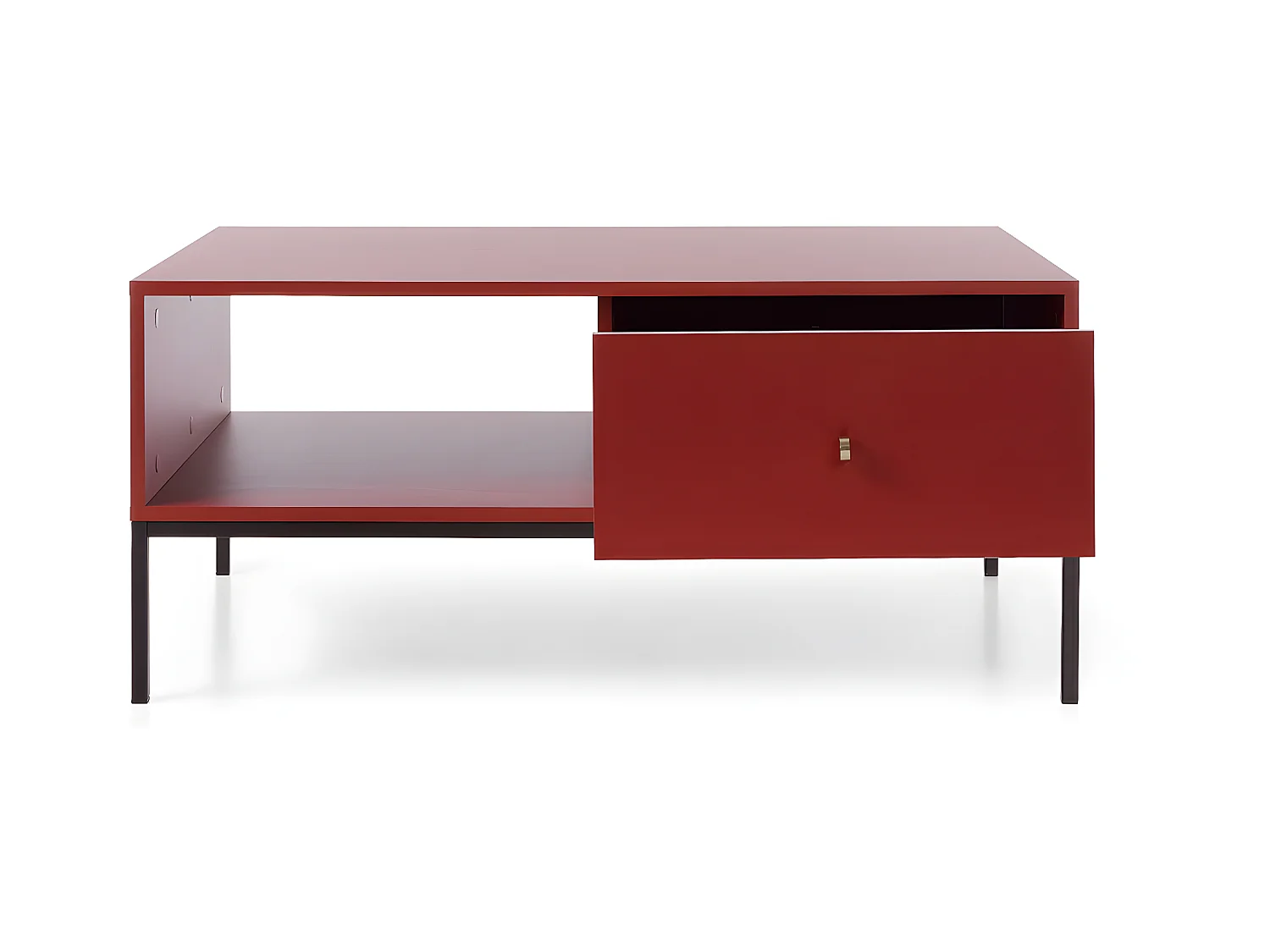 Mesa De Centro MONO CT103 103x68x46 Rojo