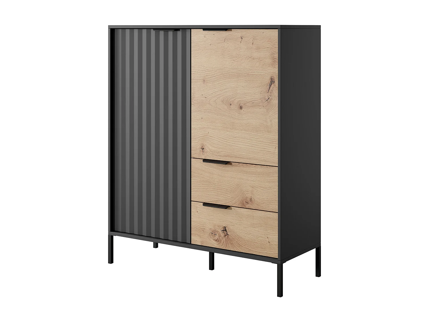 Ladekast RAVE COD104 2D2D 104x40x124 Beige