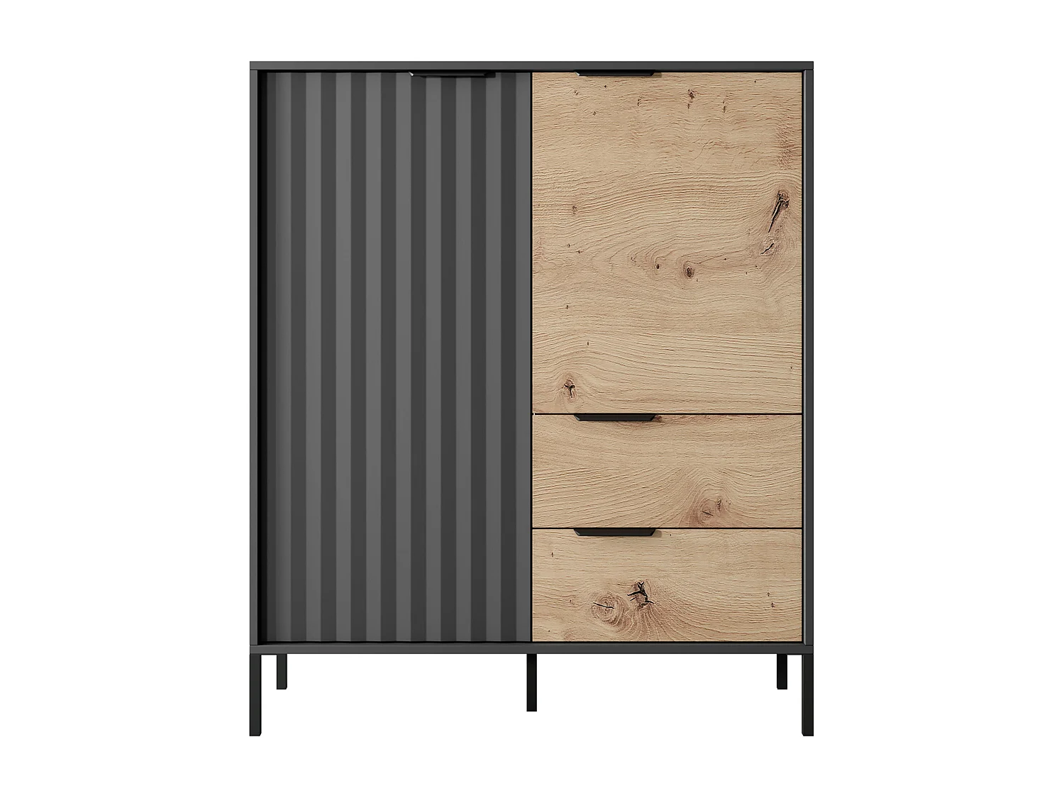 Ladekast RAVE COD104 2D2D 104x40x124 Beige