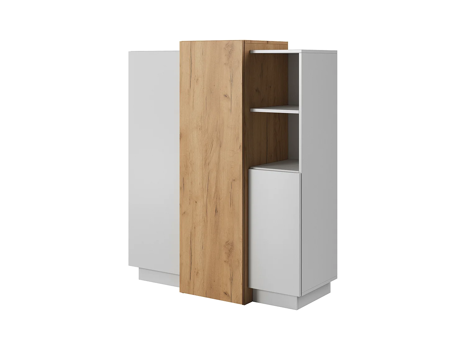 Ladekast 3D COD110 3D 110x45x134 Wit