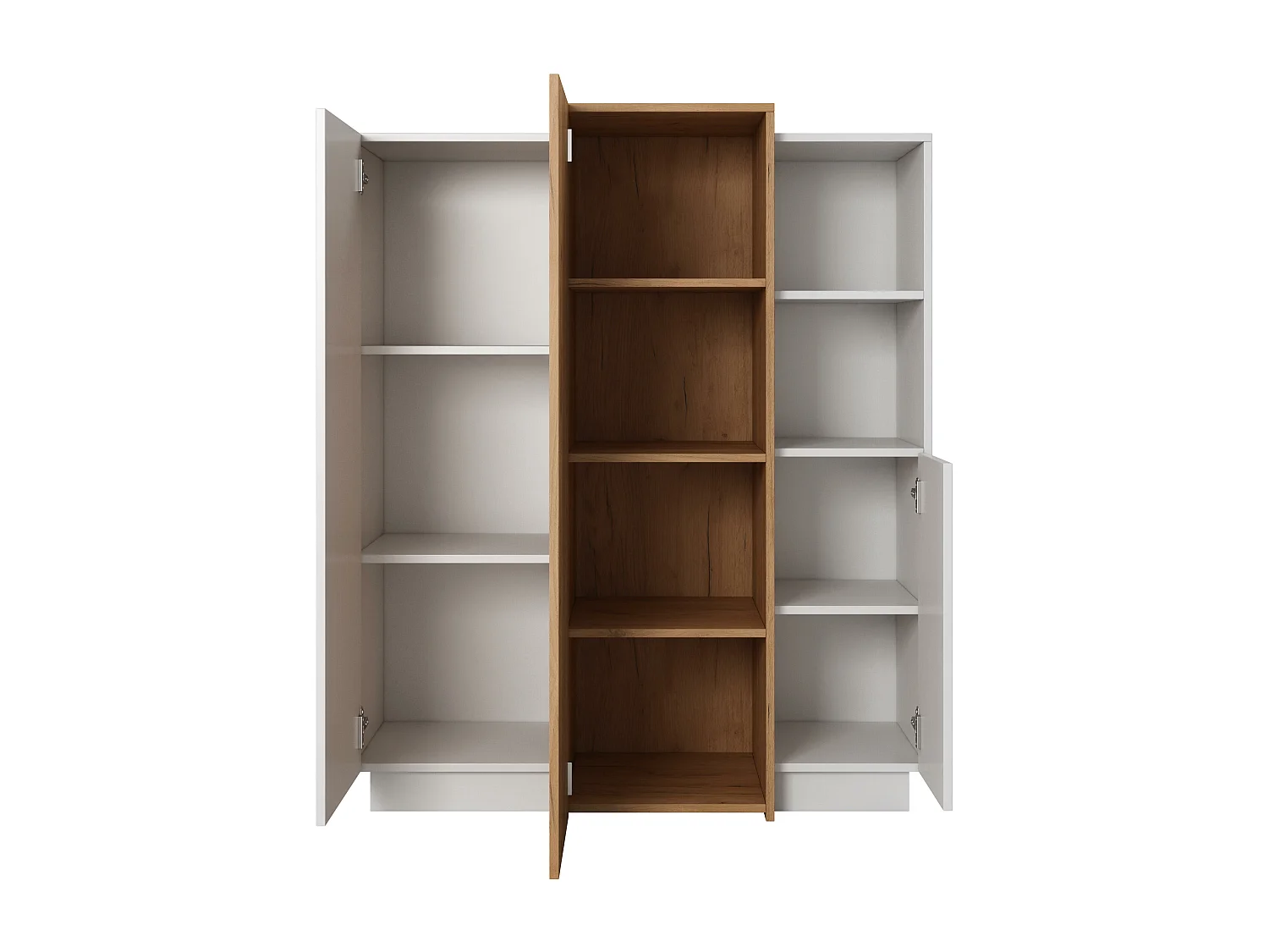 Ladekast 3D COD110 3D 110x45x134 Wit