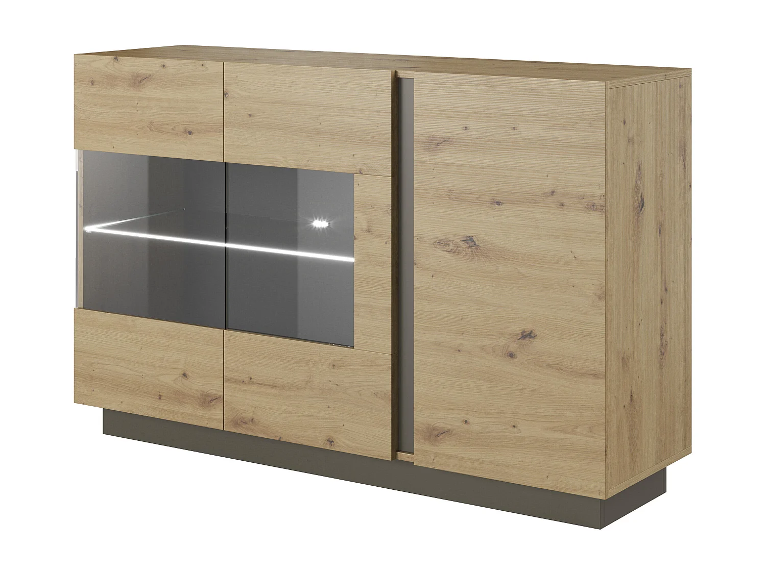 Ladekast ARCADE COD139 3D 139x40x91 Beige