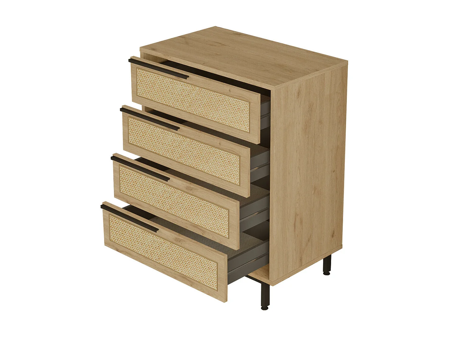 Ladekast OCEAN COD75 4D 75x45x95 Lichtbeige