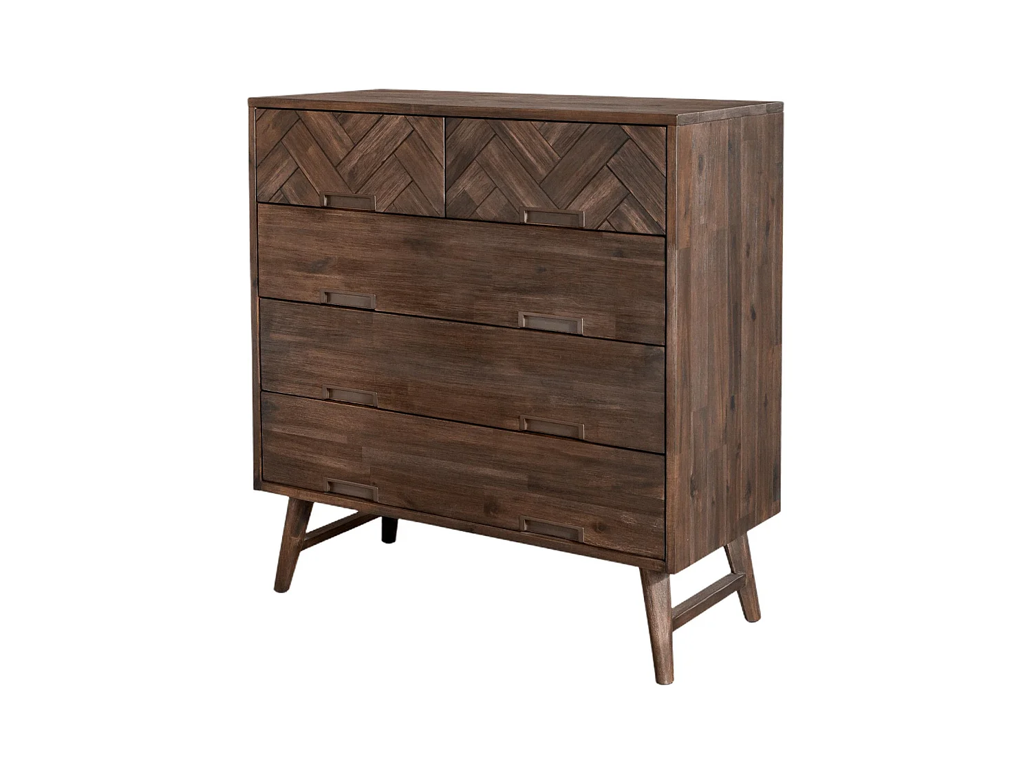 Ladekast ASHTON COD100 5D 100x45x105 Bruin