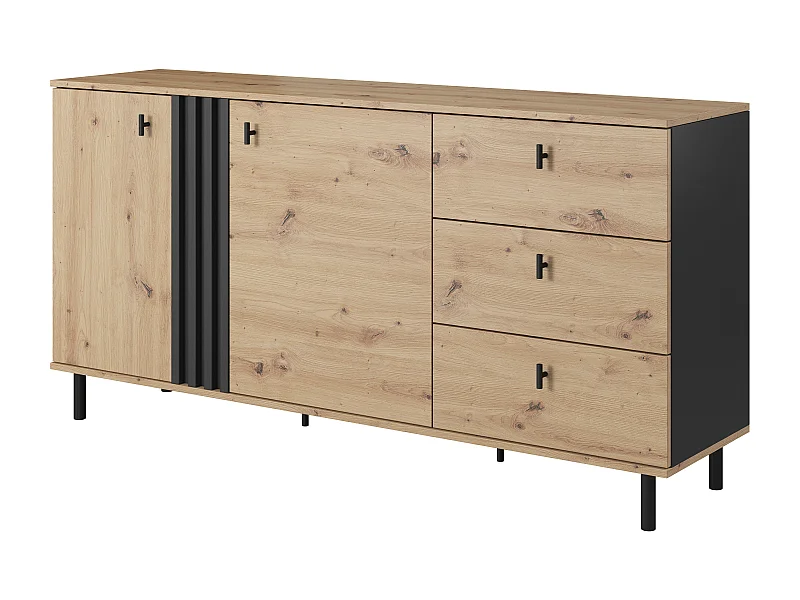 Commode MADIS COD165 2D3D 165x40x82 Beige