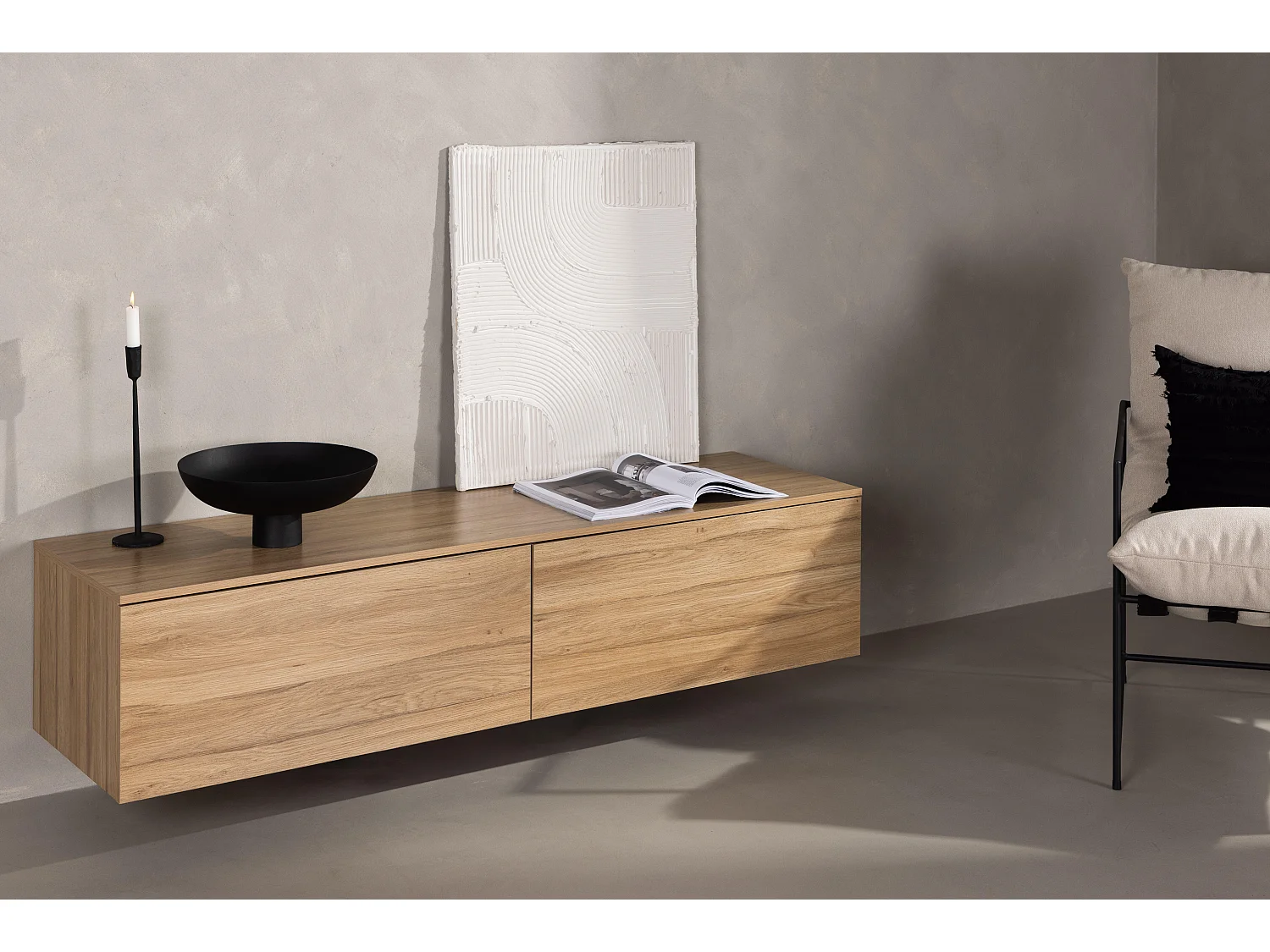 Commode FRIHAMN COD160 2D 160x45x35 Naturel