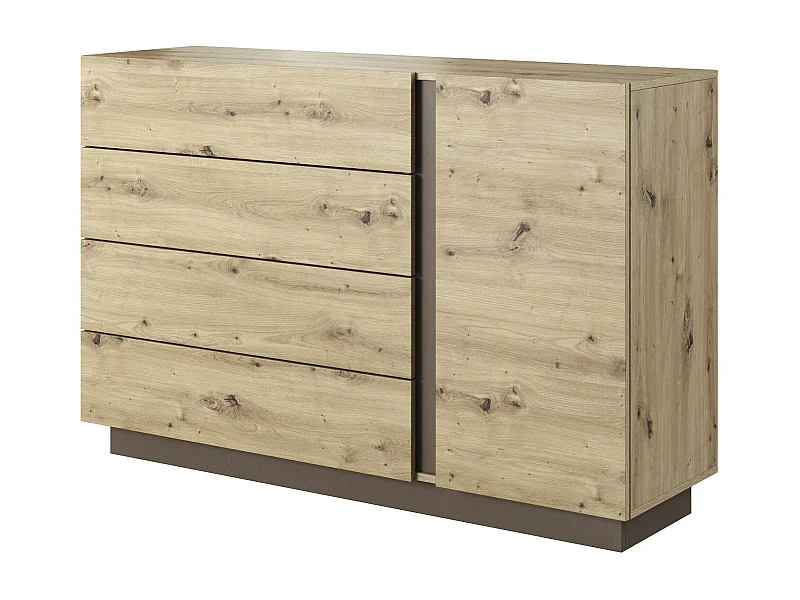 Comoda ARCADE COD139 1D4D 139x40x91 Grafite