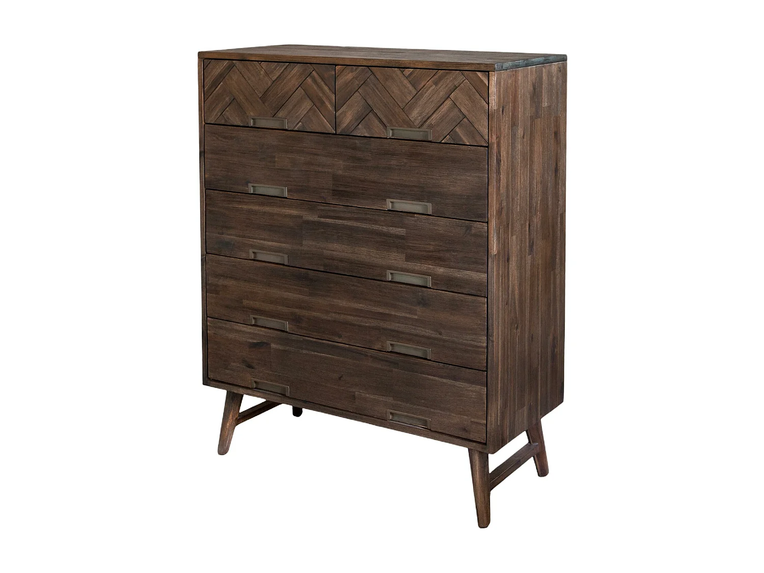 Comoda ASHTON COD100 6D 100x45x125 Castanho