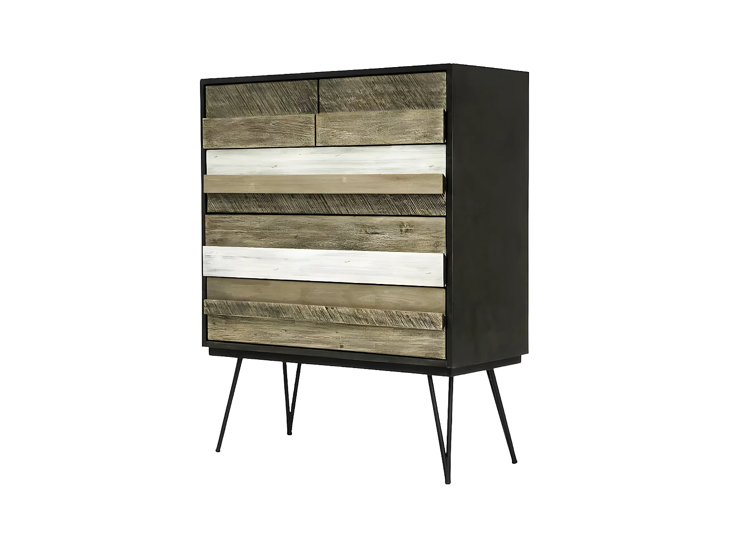 Commode ADESSO COD100 5D 100x45x125 Beige