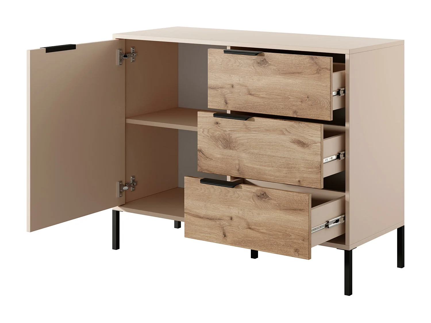 Commode RAVE COD104 1D3D 104x40x82 Beige