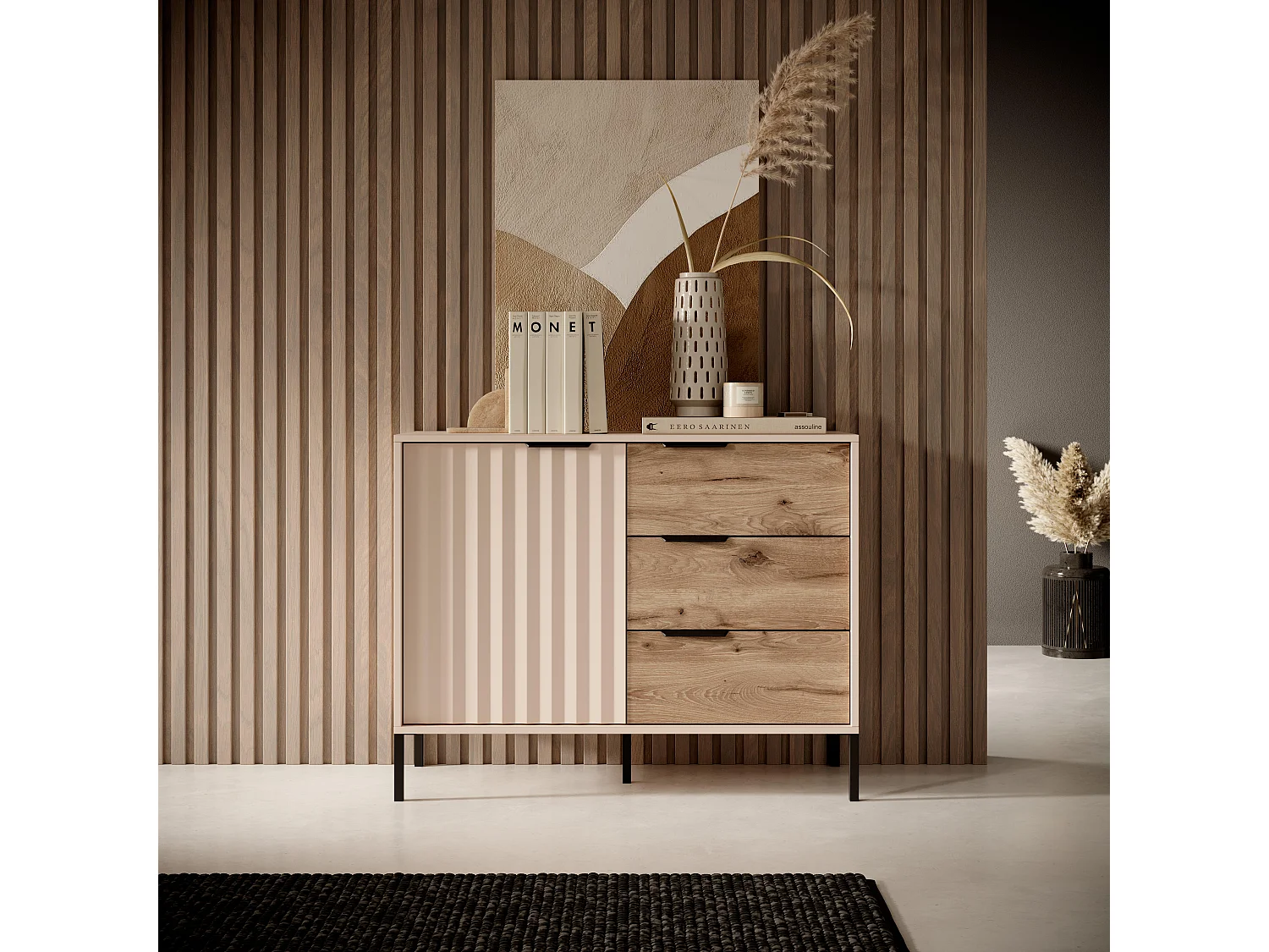 Commode RAVE COD104 1D3D 104x40x82 Beige