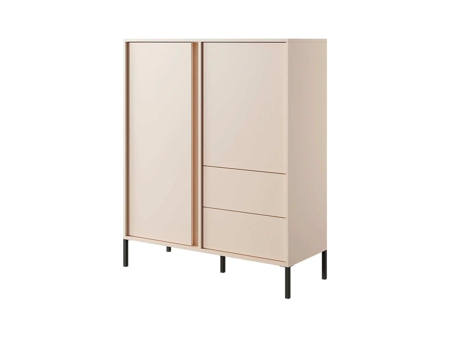 Commode DAST COD104 2D2D 104x40x124 Beige