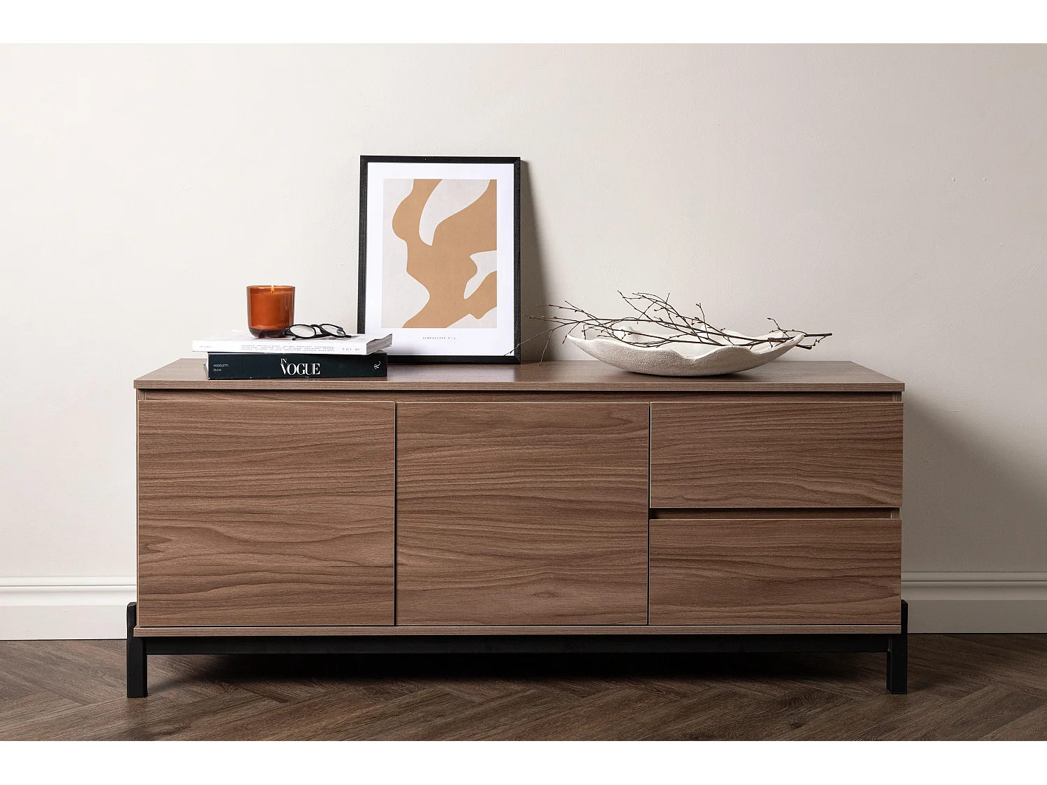 Ladekast CORPUS COD135 2D2D 135x40x56 Beige