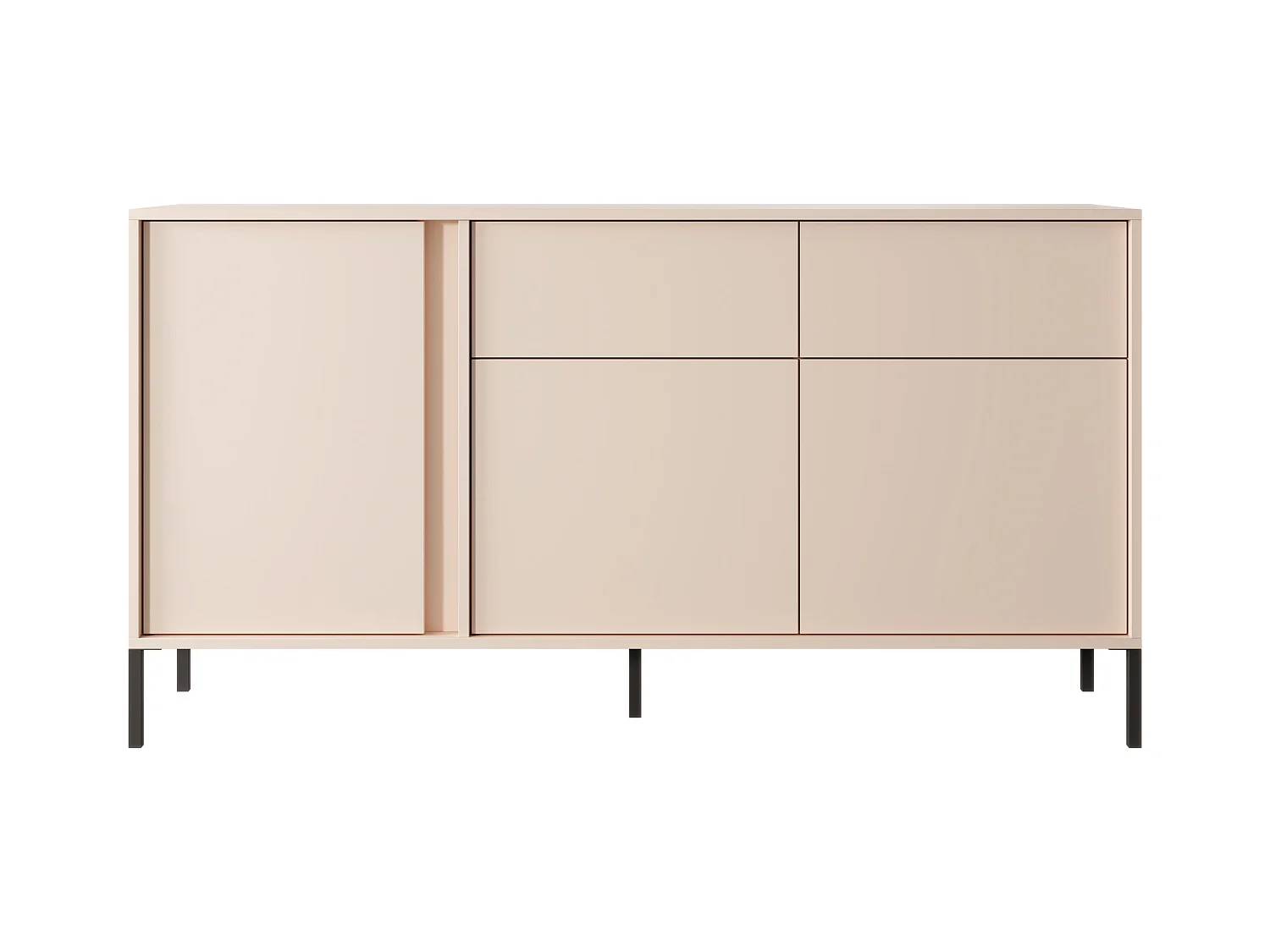 Commode DAST COD154 3D2D 154x40x82 Beige