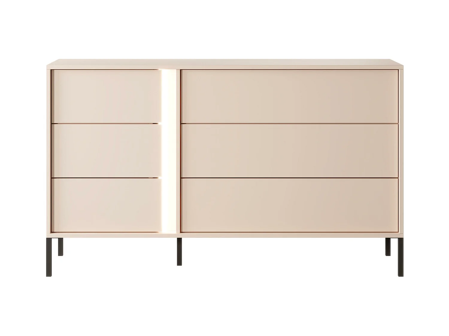 Commode DAST COD138 6D 138x40x82 Rose