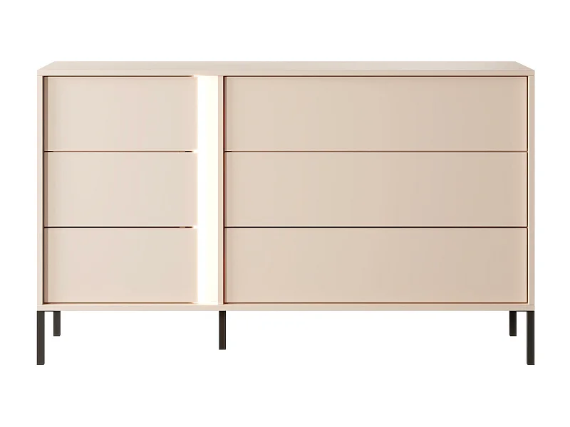 Commode DAST COD138 6D 138x40x82 Rose