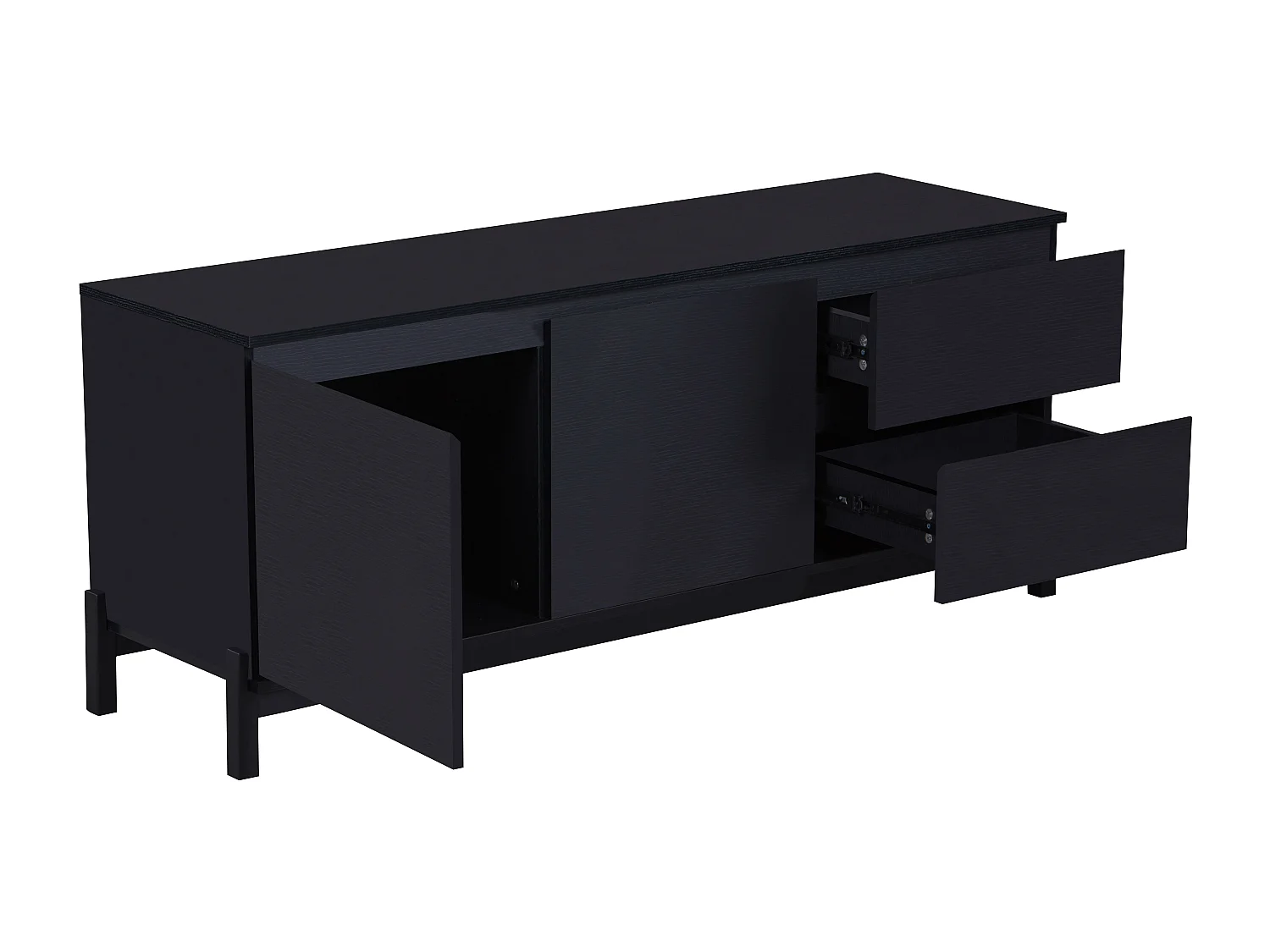 Commode CORPUS COD135 2D2D 135x40x56 Noir