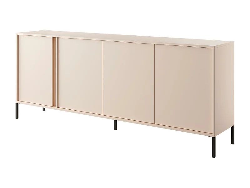 Kommode DAST COD203 4D 203x40x82 Beige