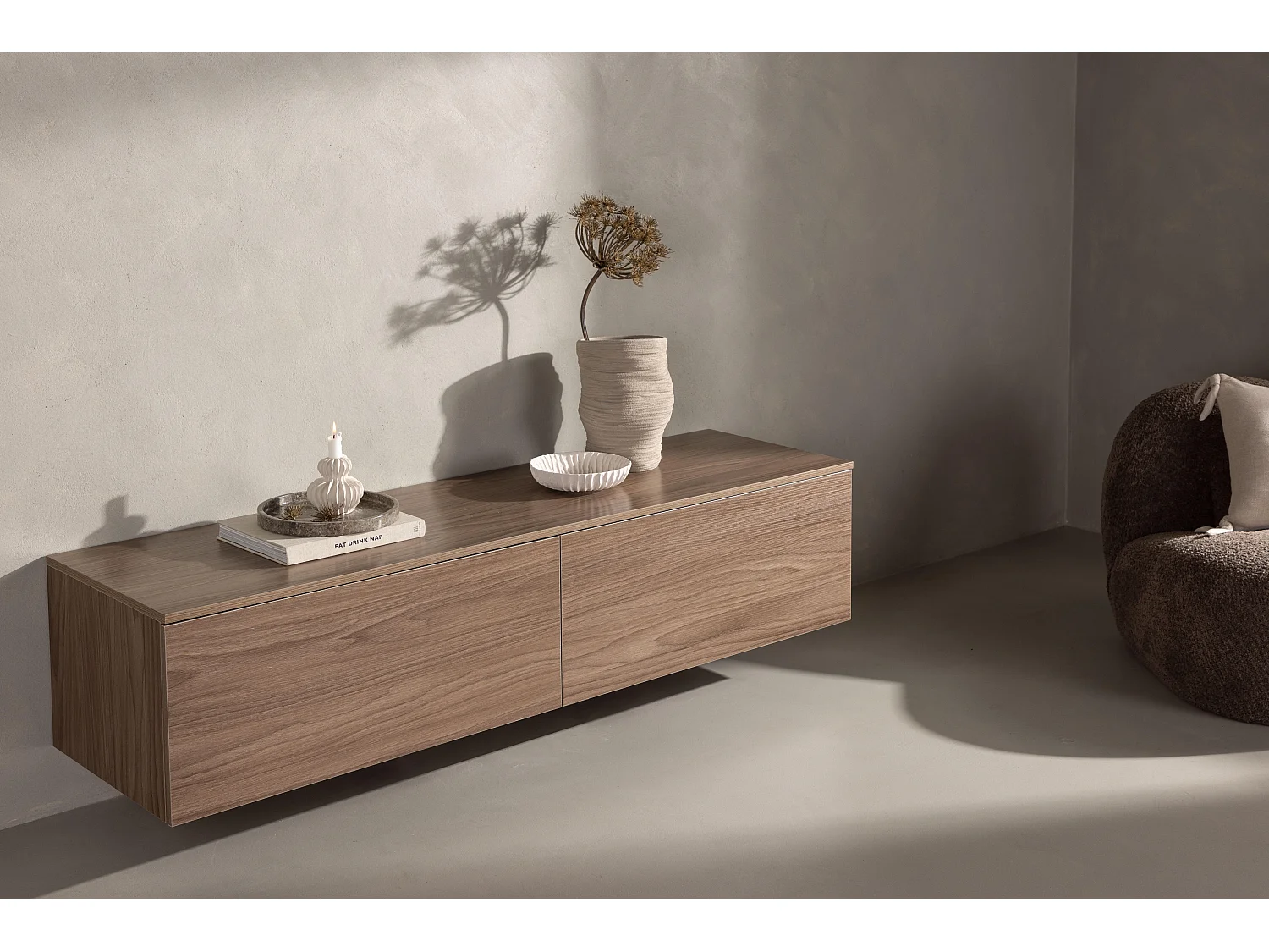 Ladekast FRIHAMN COD160 2D 160x45x35 Beige