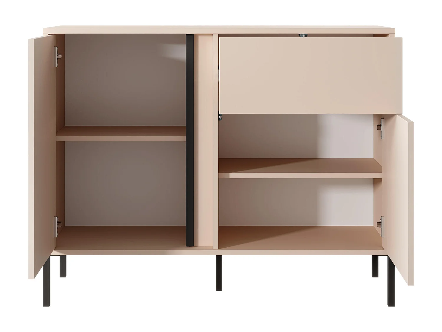 Ladekast DAST COD104 2D1D 104x40x82 Beige