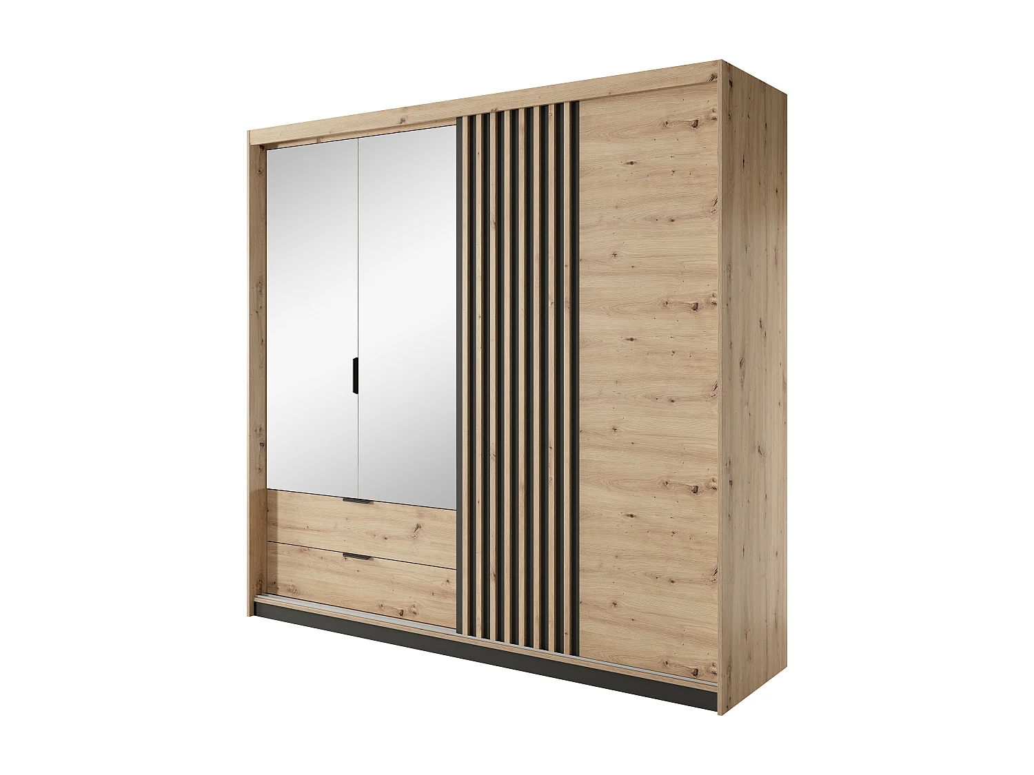 Roupeiro TALLY WR220 3D2D6S 220x60x211 Bege