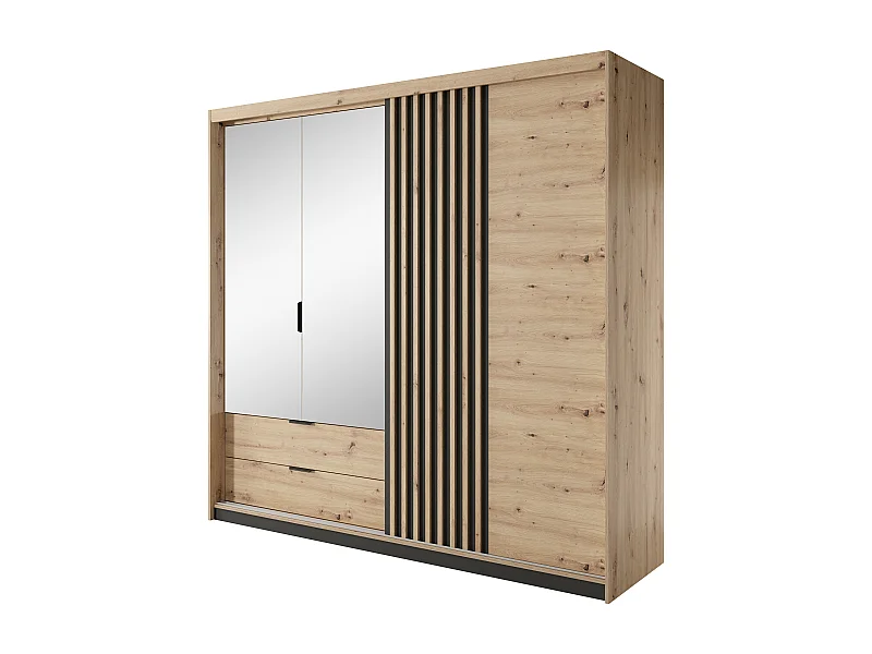 Armoire TALLY WR220 3D2D6S 220x60x211 Beige