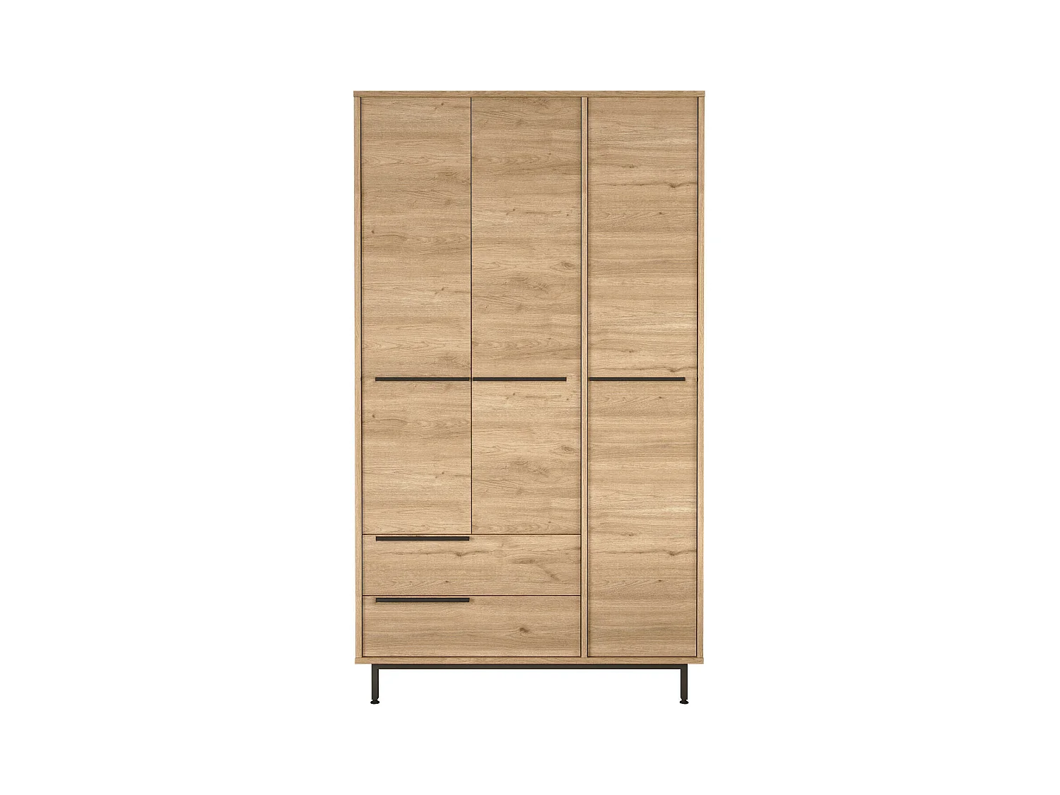 Kleerkast OCEAN WR112 3D2D6S 112x55x196 Natuurlijk