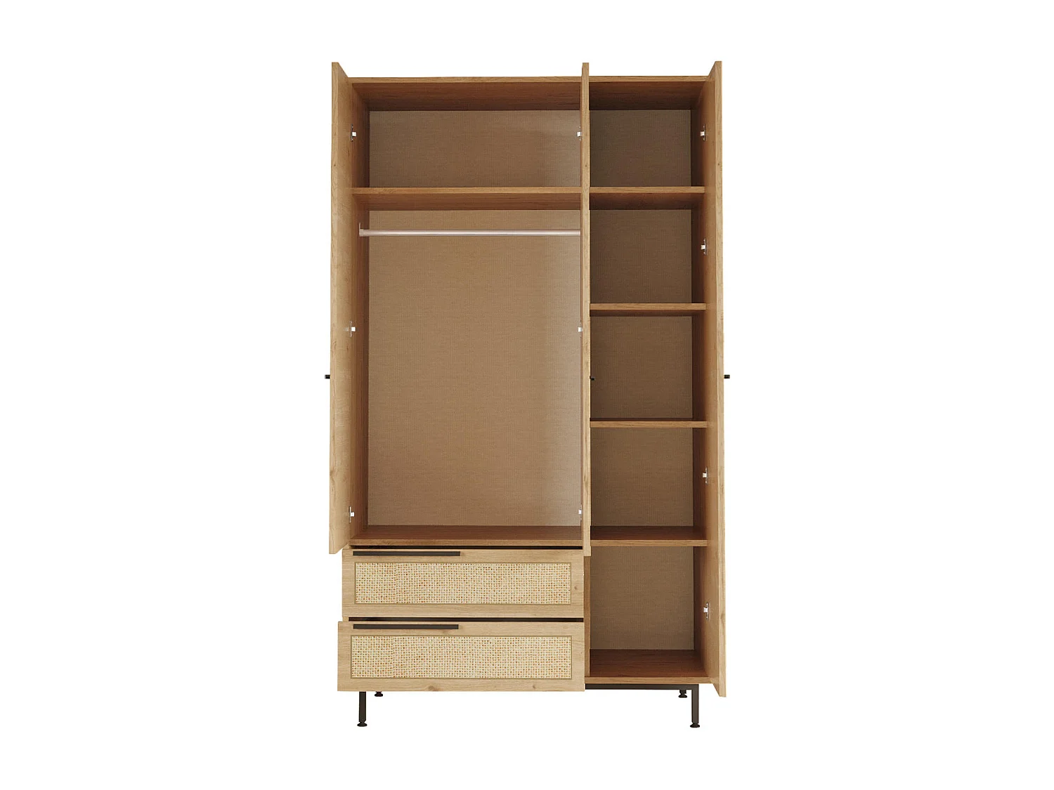 Roupeiro OCEAN WR112 3D2D6S 112x55x196 Beigeclaro