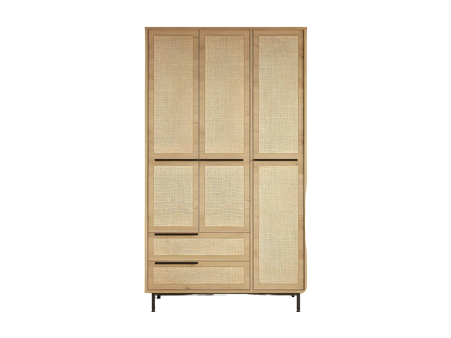 Armoire OCEAN WR112 3D2D6S 112x55x196 Beigeclair