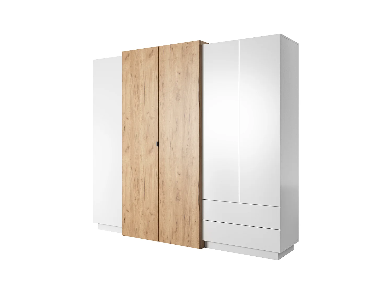 Armoire 3D WR230 4D2D1 230x52x202 Blanc