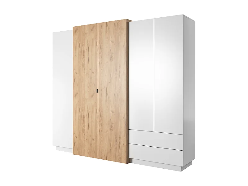 Armoire 3D WR230 4D2D1 230x52x202 Blanc
