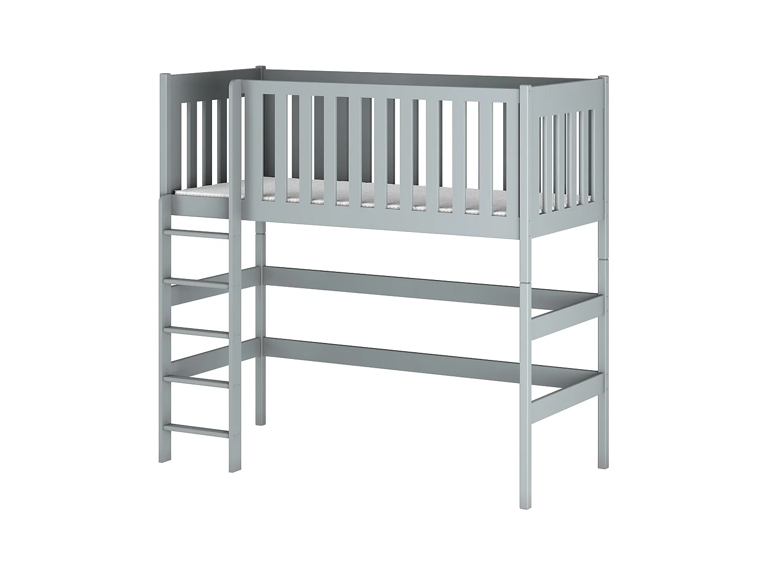 Lit mezzanine LAURA LB002 80x180 cm Gris