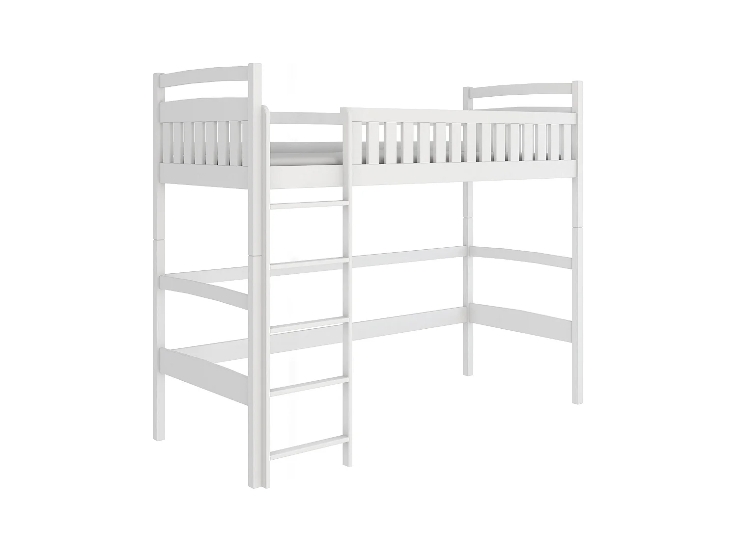 Hoogslaper MIA LB014 80x190 cm Wit