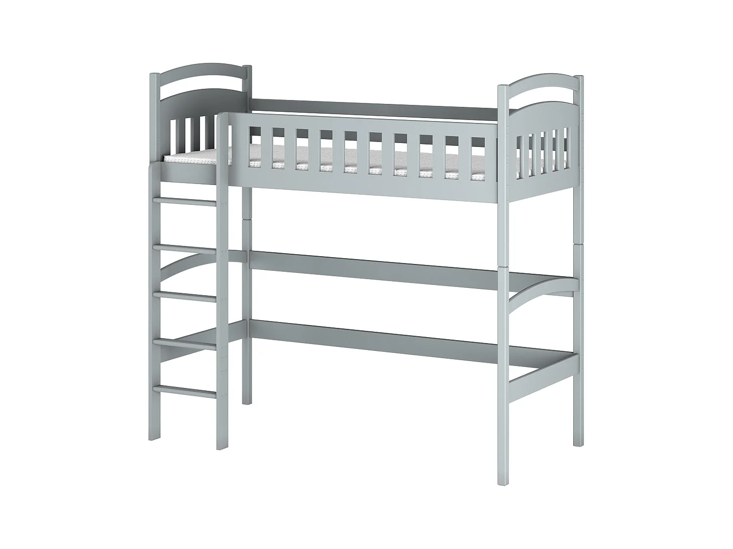 Lit mezzanine MIA LB004 90x190 cm Gris