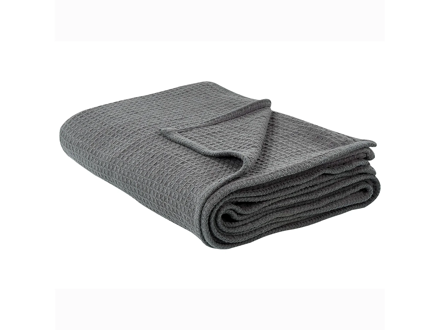 Colcha RAGALA Algodão 200 x 220 cm Cinzento escuro