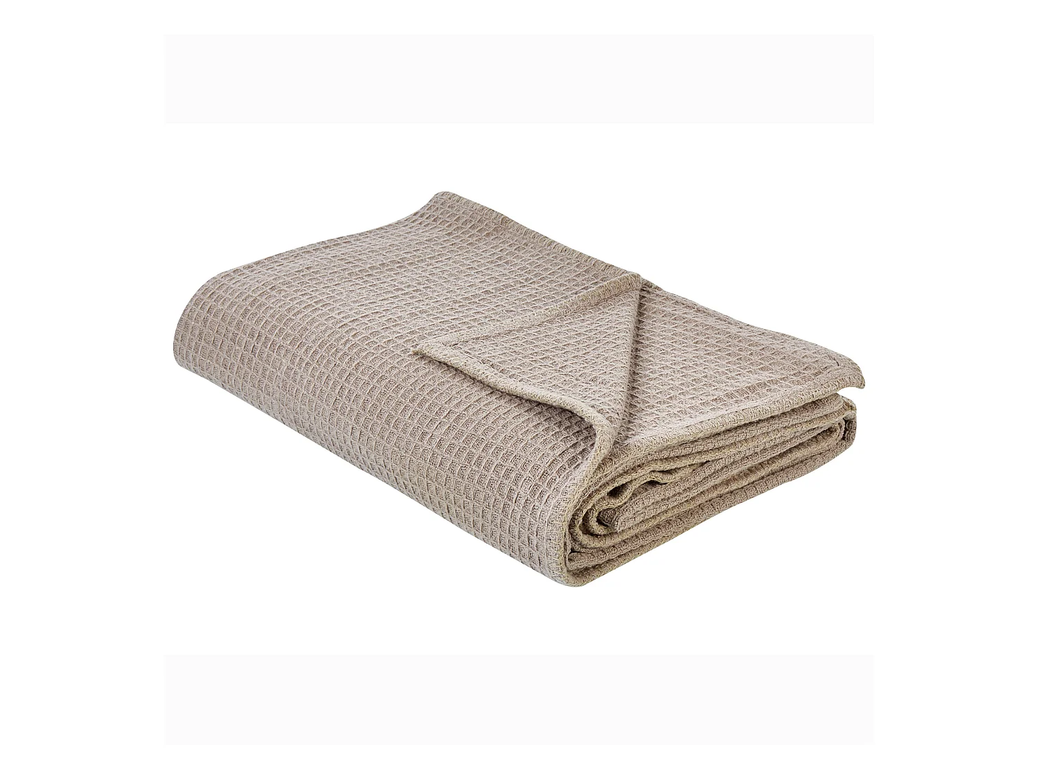 Couvre-lits RAGALA Coton 220 x 240 cm Marron