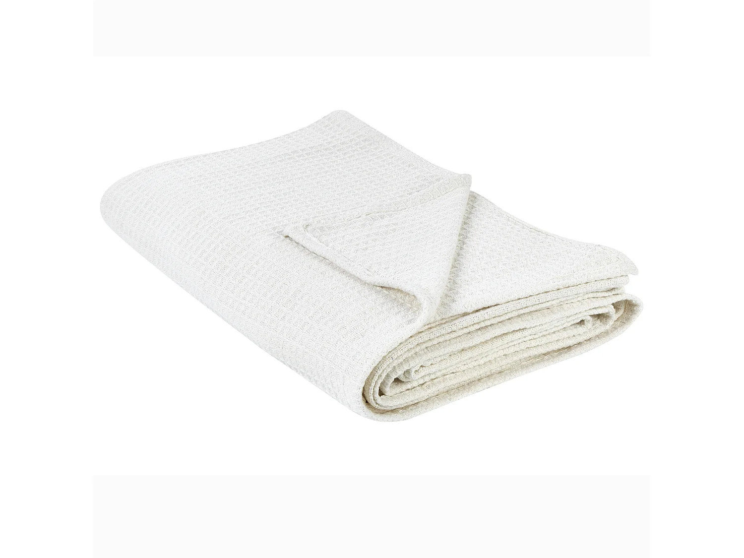 Bedspread RAGALA Cotton 220 x 240 cm Light Beige